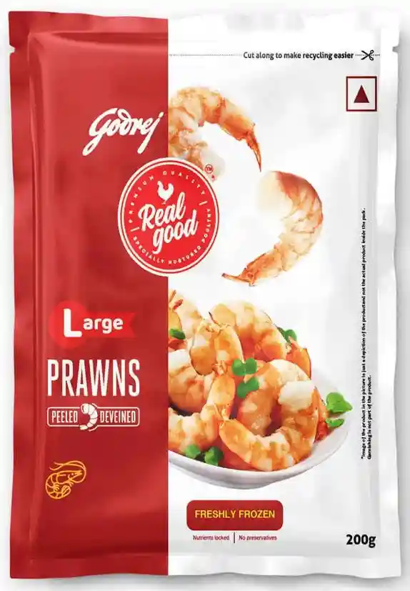 Godrej Yummiez Prawns - Large 200 g